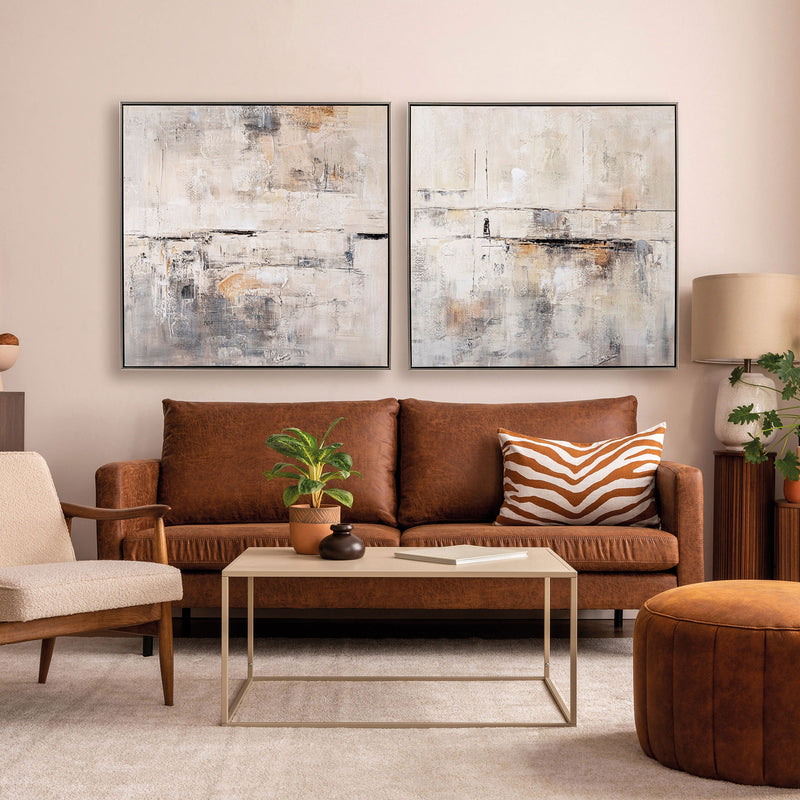 Set 2 Cuadros Tundra 80x80cm