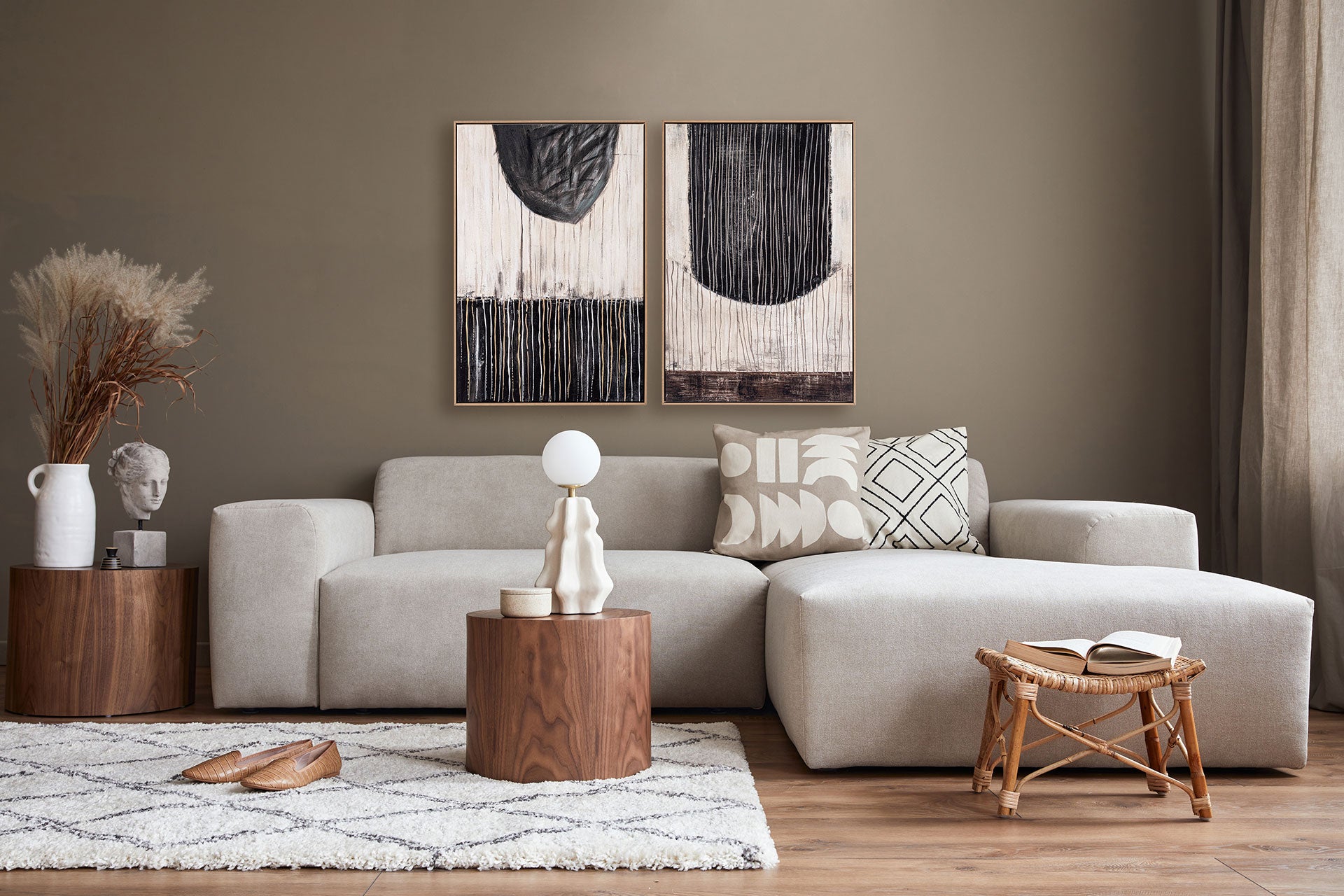 Set 2 Cuadros Rune 60x90cm