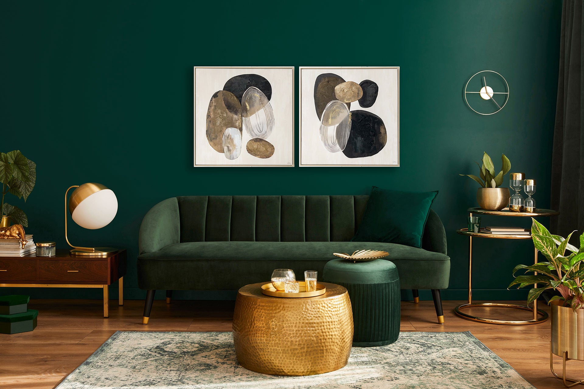 Comprar Set 2 Cuadros Agate 80x80cm online en KitMuebles