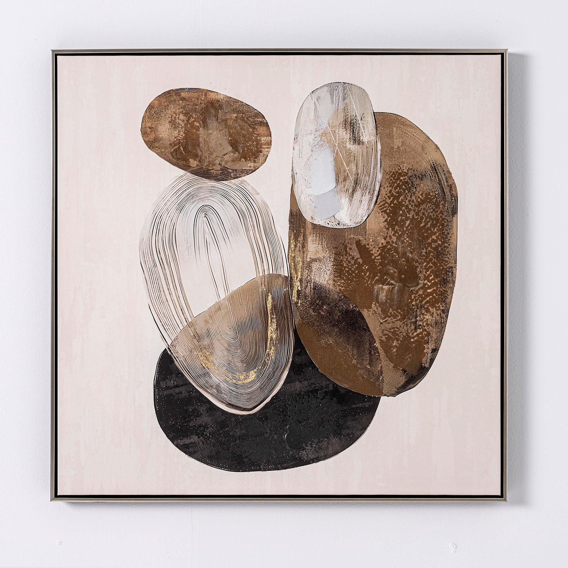 Comprar Set 2 Cuadros Agate 80x80cm online en KitMuebles