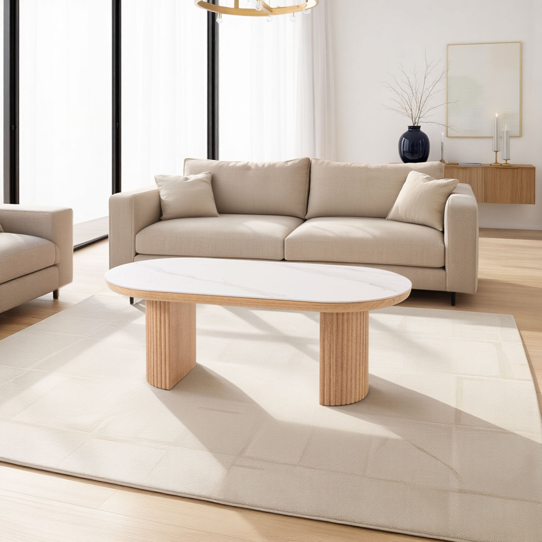 Mesa de Centro Arco 120x45x60cm