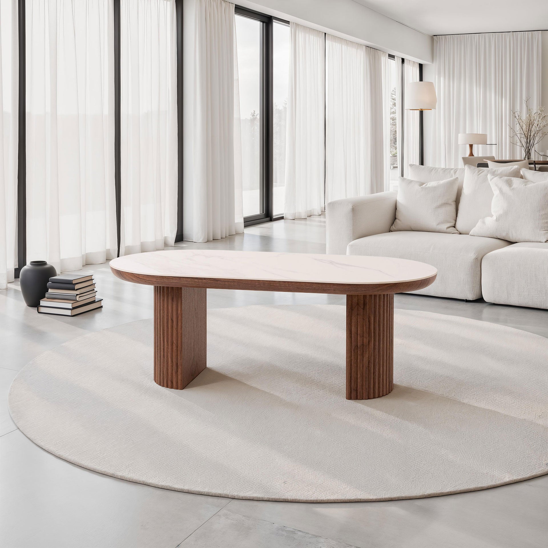 Mesa de Centro Arco 120x45x60cm