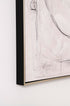 Set de 2 cuadros Marble minimalistas 60x90cm. Arte abstracto contemporáneo en lienzo con marco de madera. Ideal salón o dormitorio.