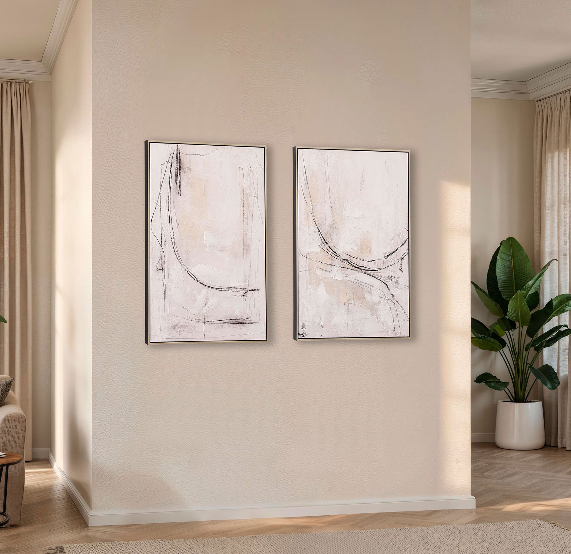 Set 2 Cuadros Marble 60x90cm