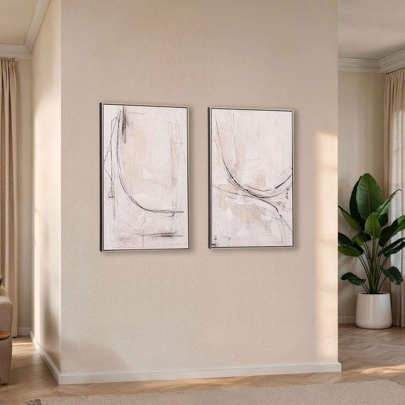 Set 2 Cuadros Marble 60x90cm