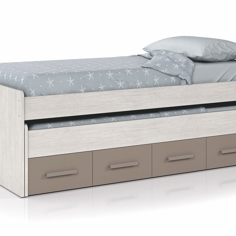 Cama Doble con 2 Cajones y Somier Ares Plus