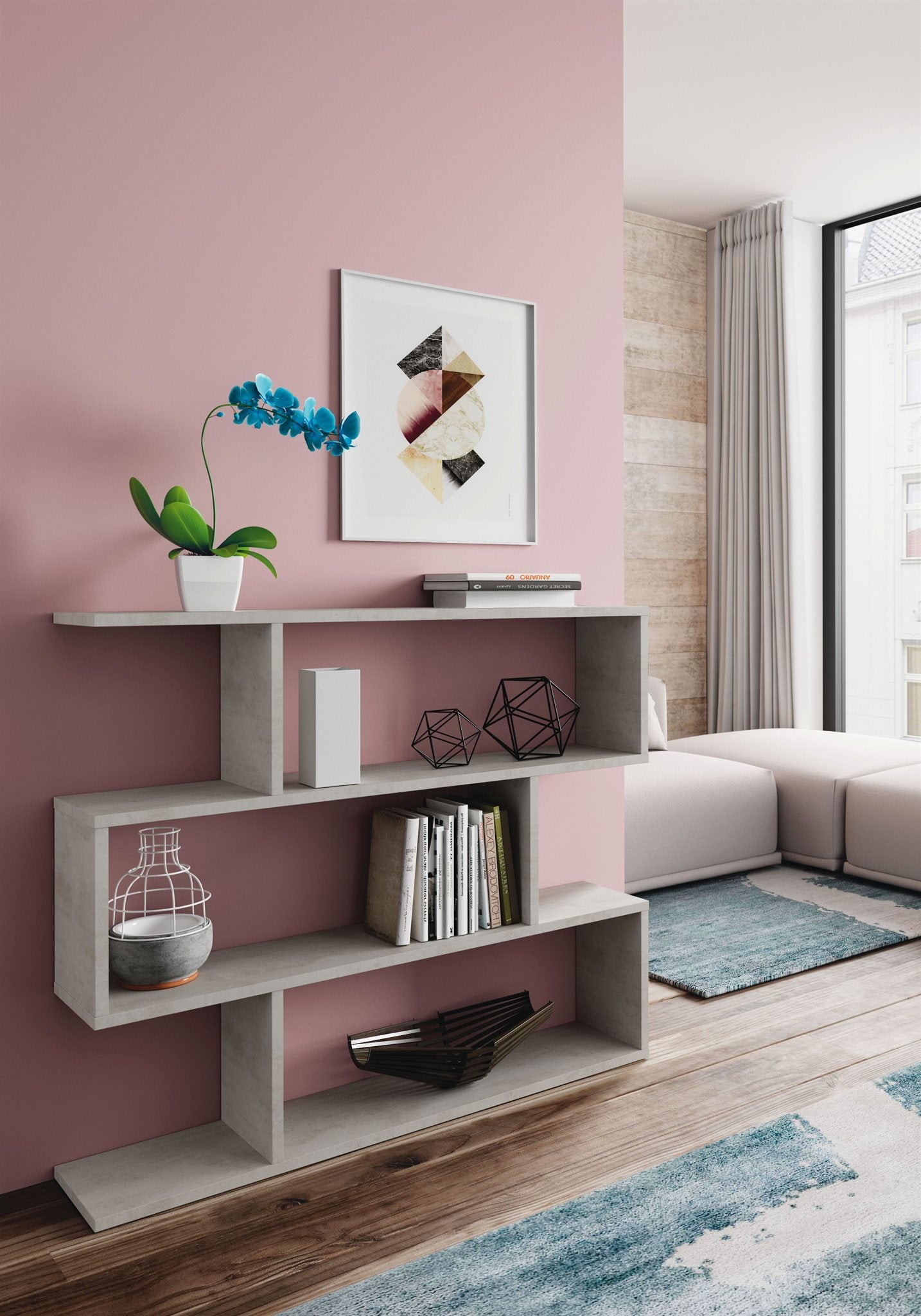 Comprar Estantería Baja Athena online en KitMuebles
