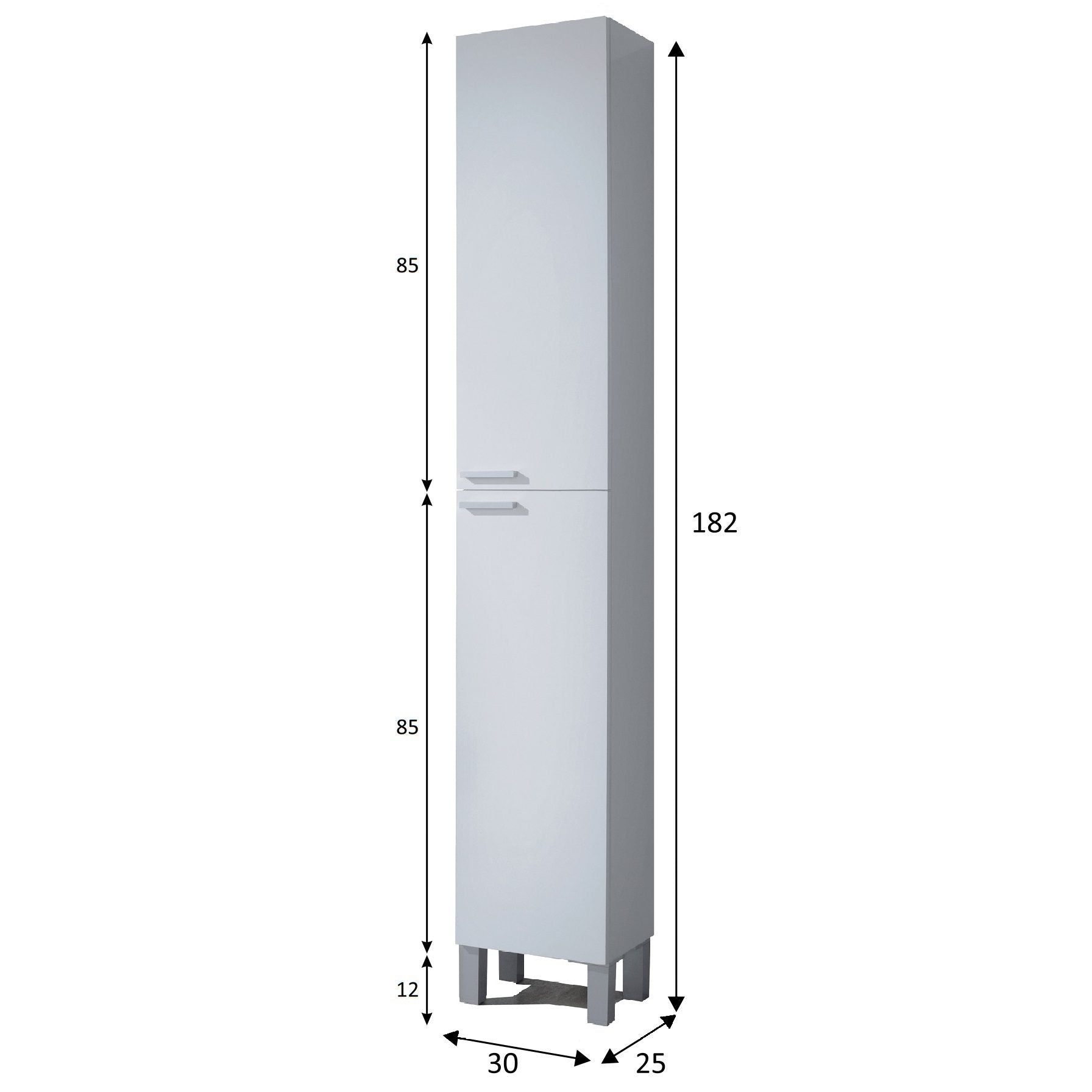 Columna de Baño Suspendida 2 Puertas Koncept