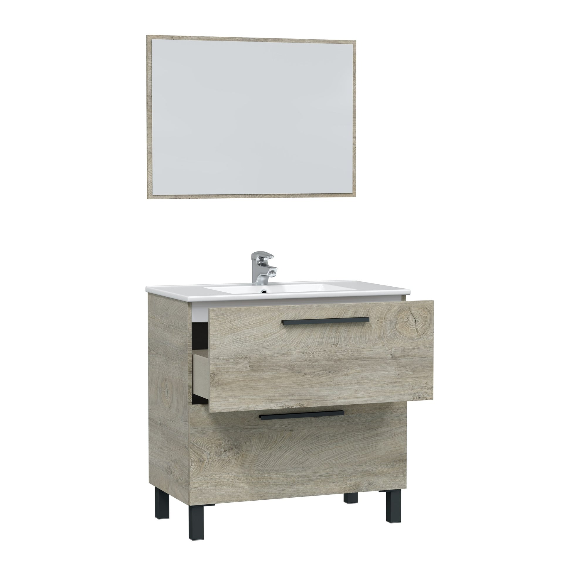 Comprar Mueble Lavabo con Espejo Oasis online en KitMuebles