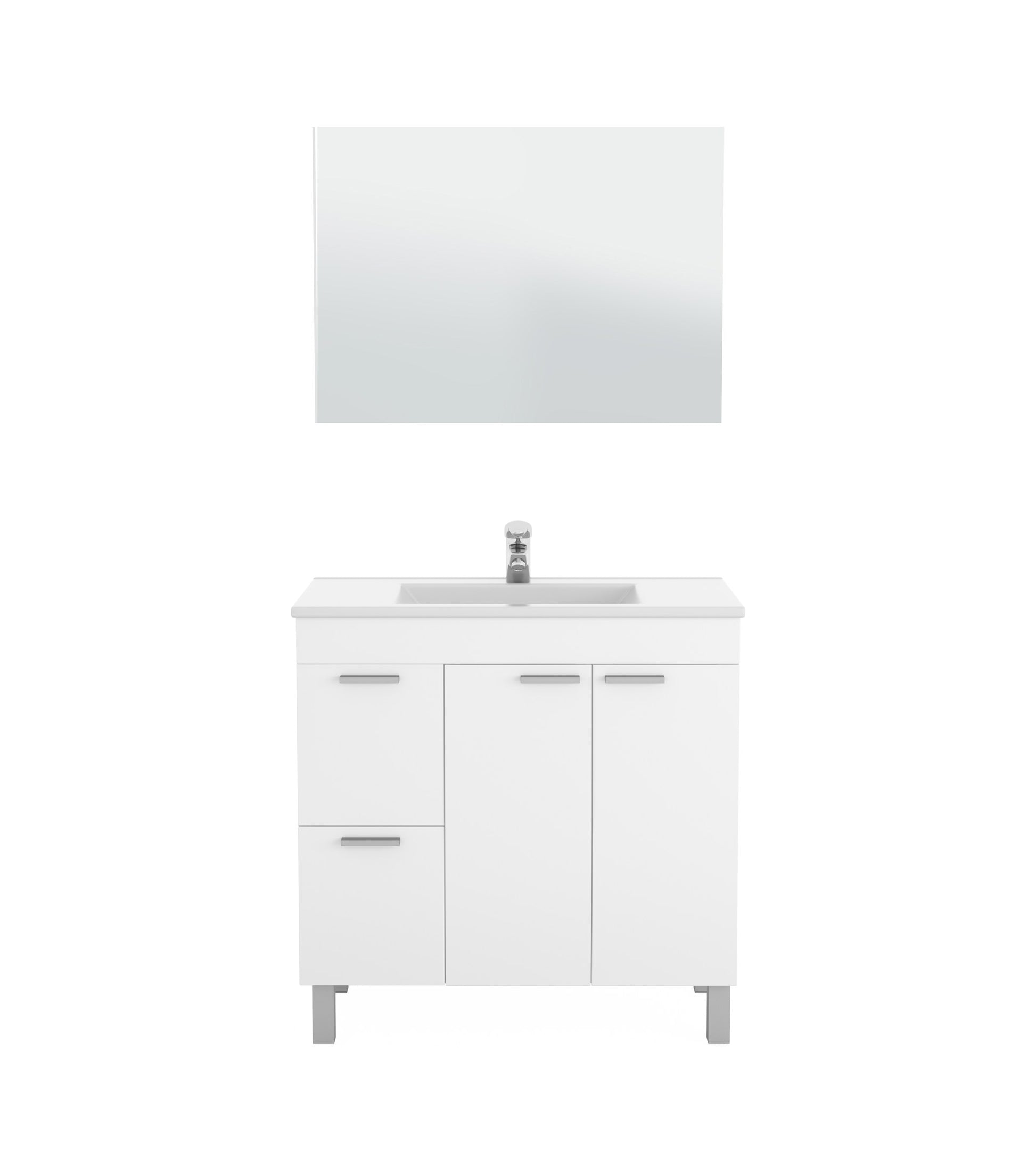 Comprar Mueble Lavabo con Espejo Aktiva online en KitMuebles