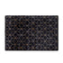 Alfombra Empire Gold Art Déco geométrica negra y oro metálico, 100% PES, base antideslizante. Medidas: 130x190 cm a 180x300 cm.