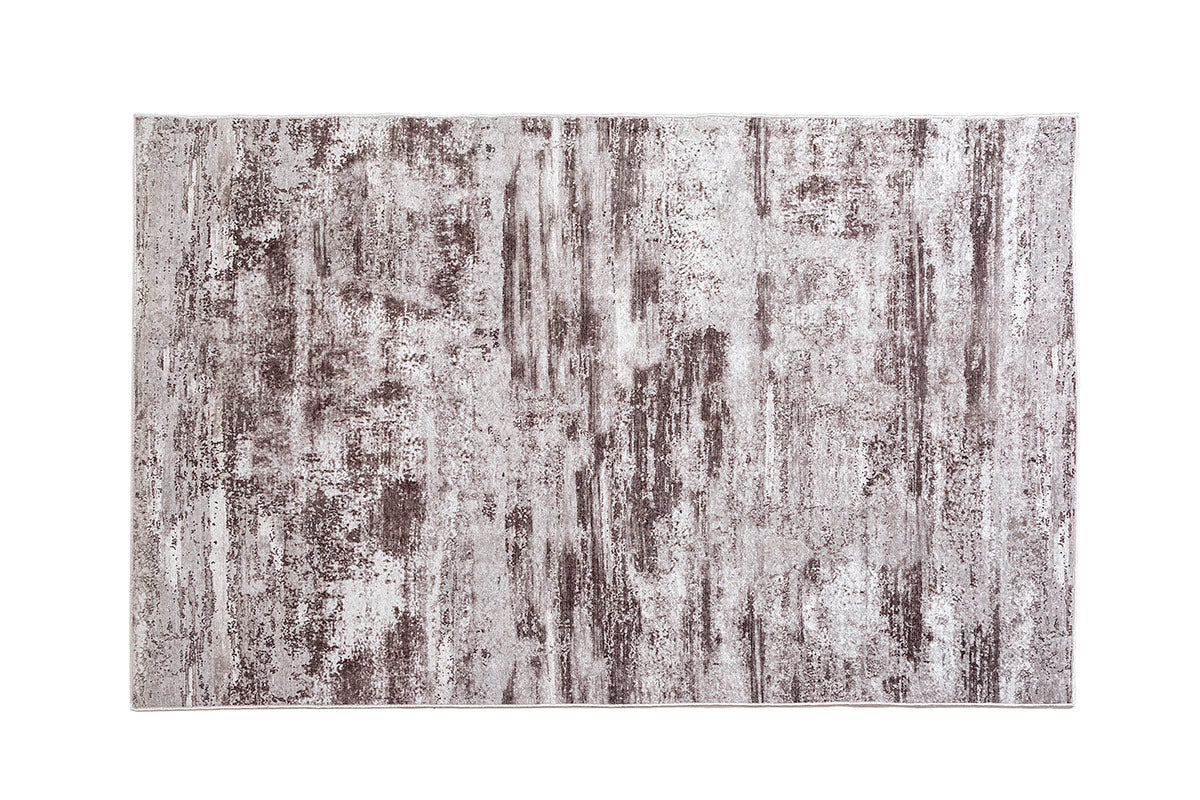 Alfombra Brooklyn, estilo industrial/urbano. Textura cemento, tonos grises/tierra, 100% PES, 1200 GSM, antideslizante. Medidas 130x190/180x300 cm.