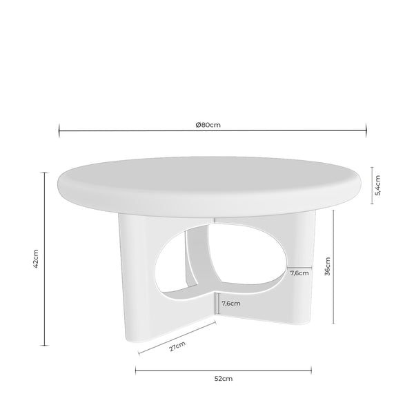 Mesa de Centro Arnaud Ø80cm