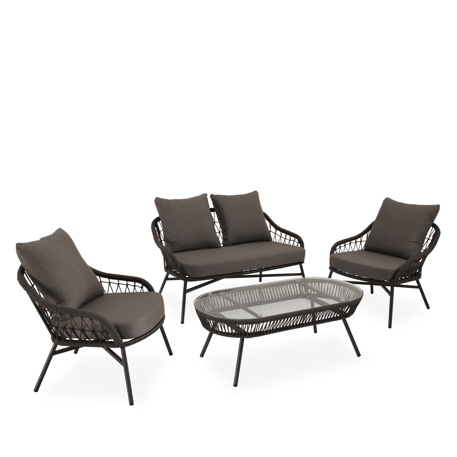 Set Salonica Sofa+Sillones+Mesa Centro