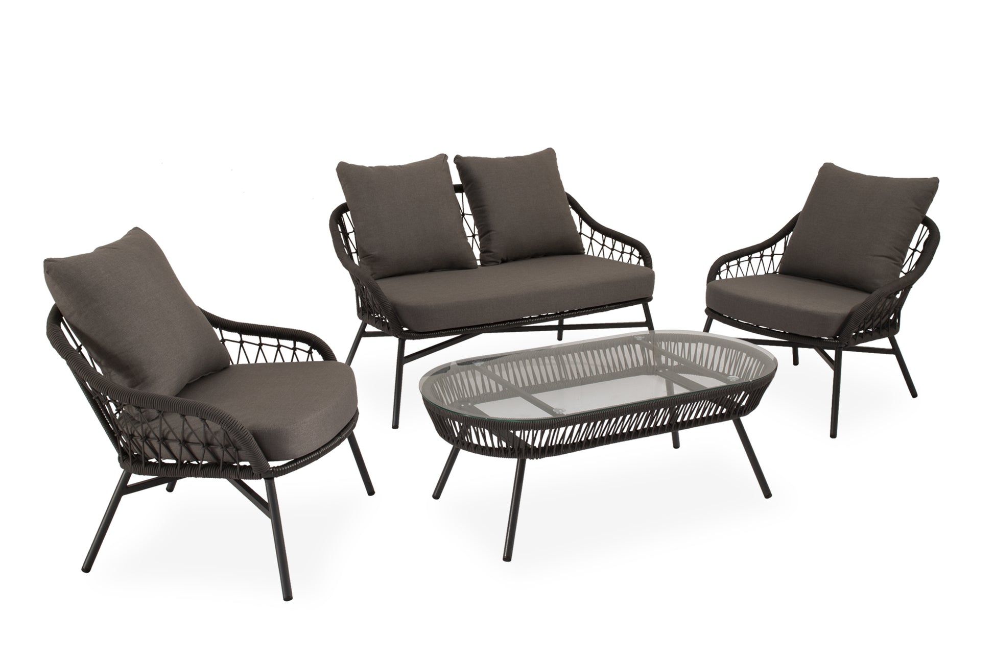 Set Salonica Sofa+Sillones+Mesa Centro