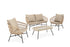 Comprar Set Perugia Sofa+Sillones+Mesa Centro online en KitMuebles