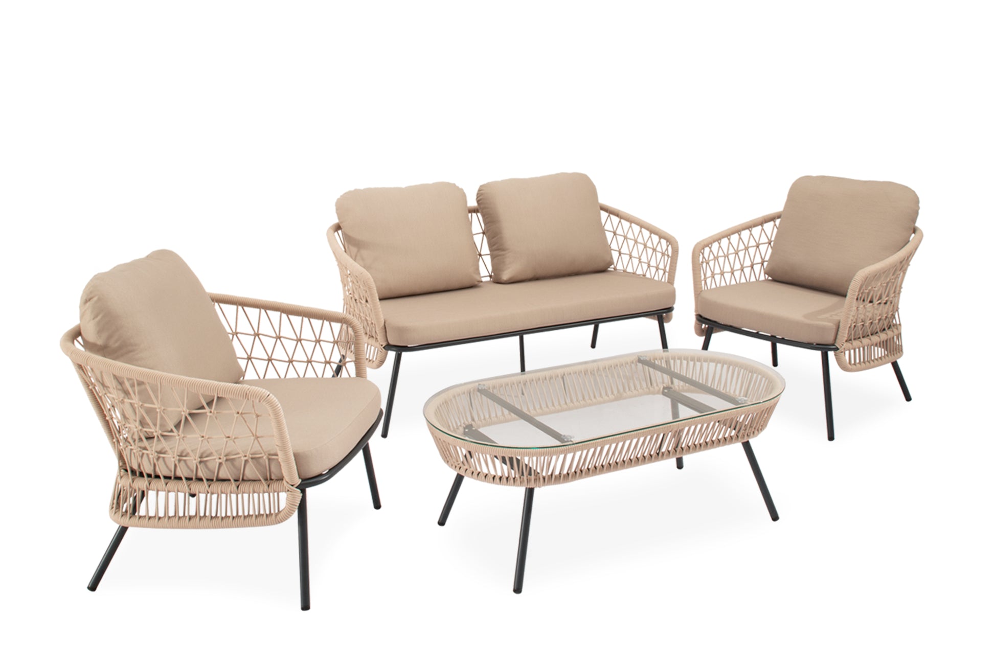 Set Odesa Sofa+Sillones+Mesa Centro