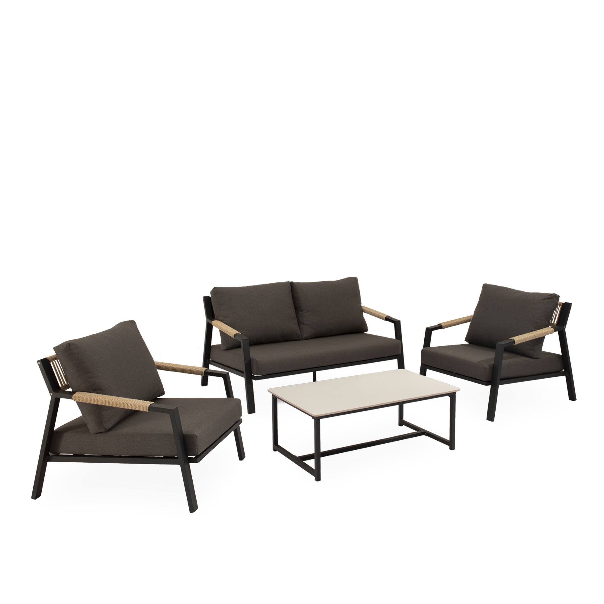 Comprar Set Muscat Sofa+Sillones+Mesa Centro online en KitMuebles