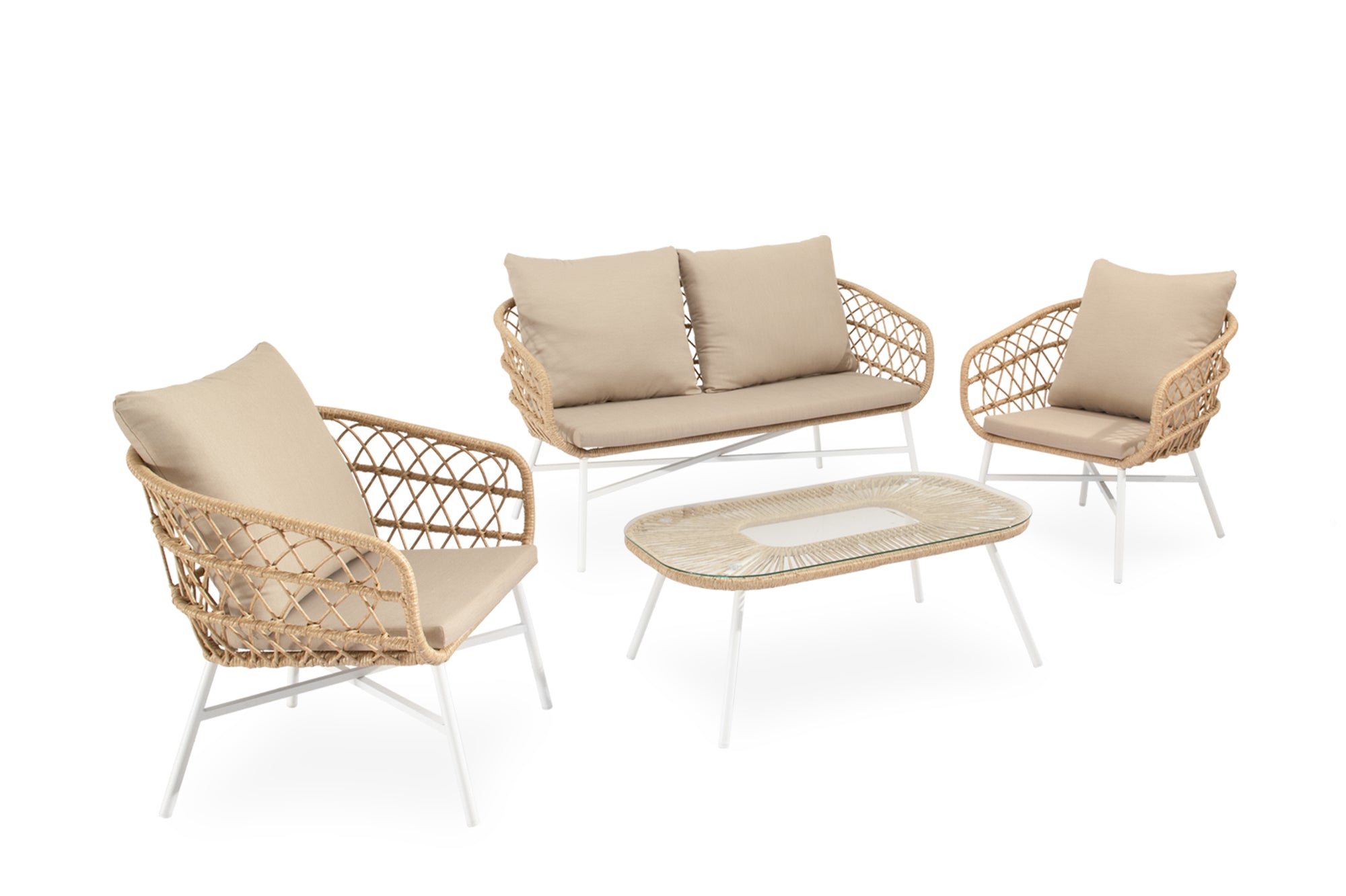 Comprar Set Perugia Sofa+Sillones+Mesa Centro online en KitMuebles