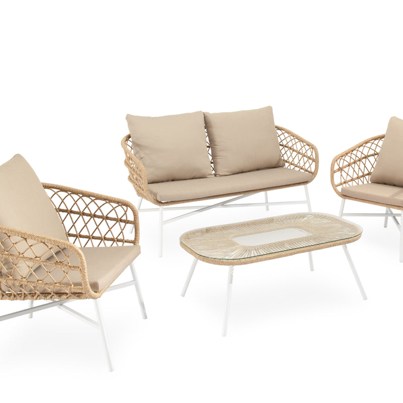 Set Perugia Sofa+Sillones+Mesa Centro