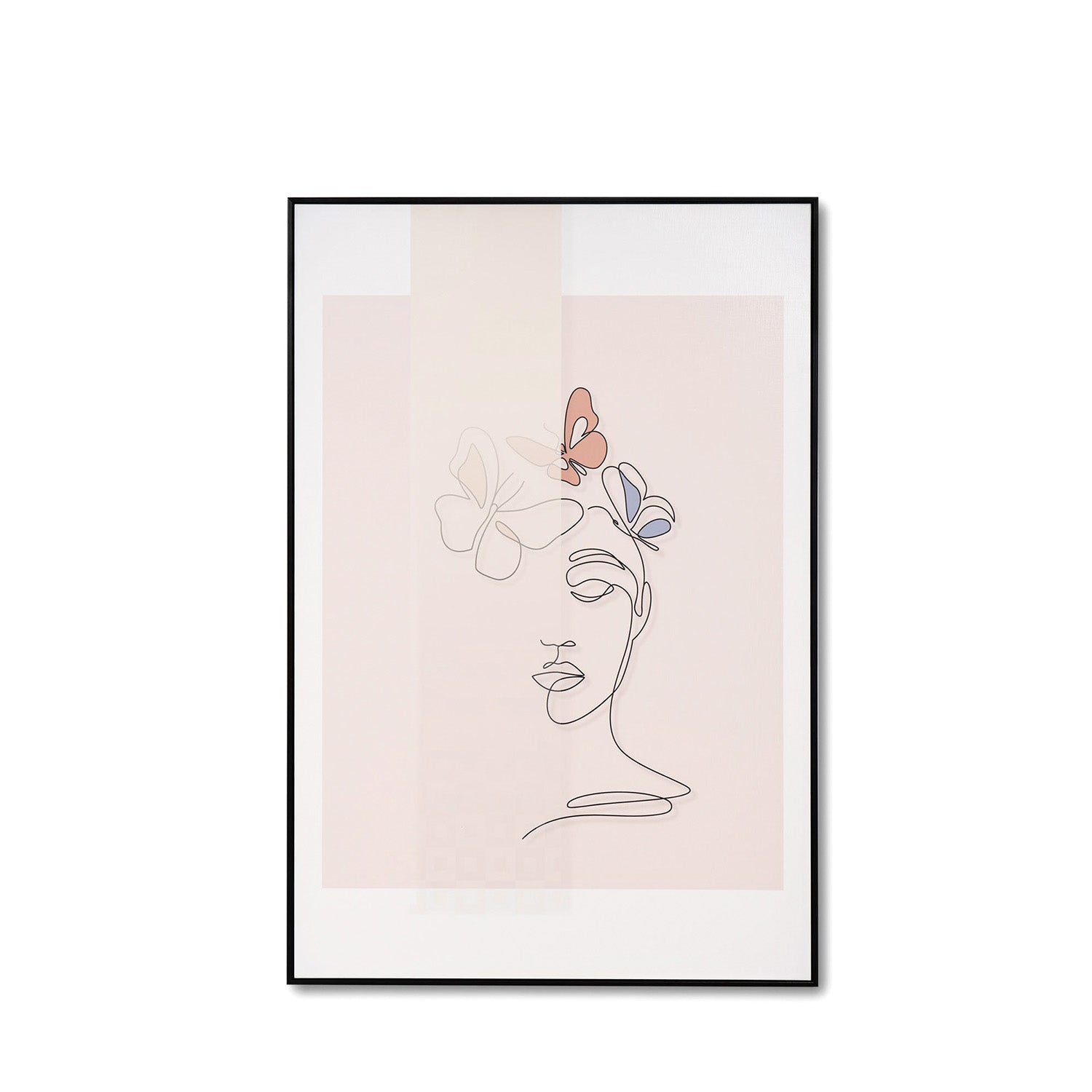 Cuadro Woman Butterfly 80x120cm