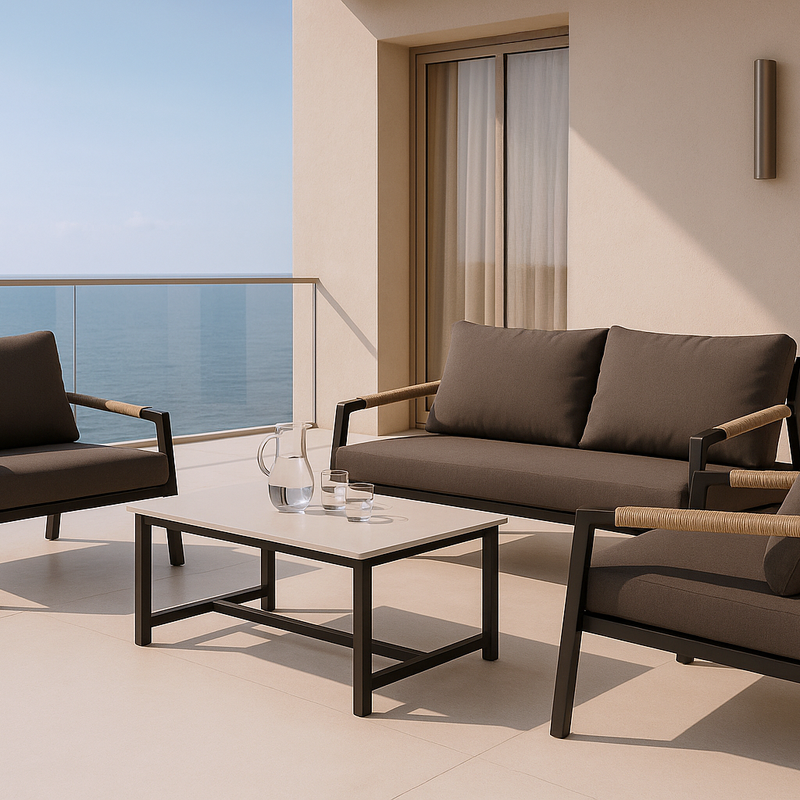Set Muscat Sofa+Sillones+Mesa Centro