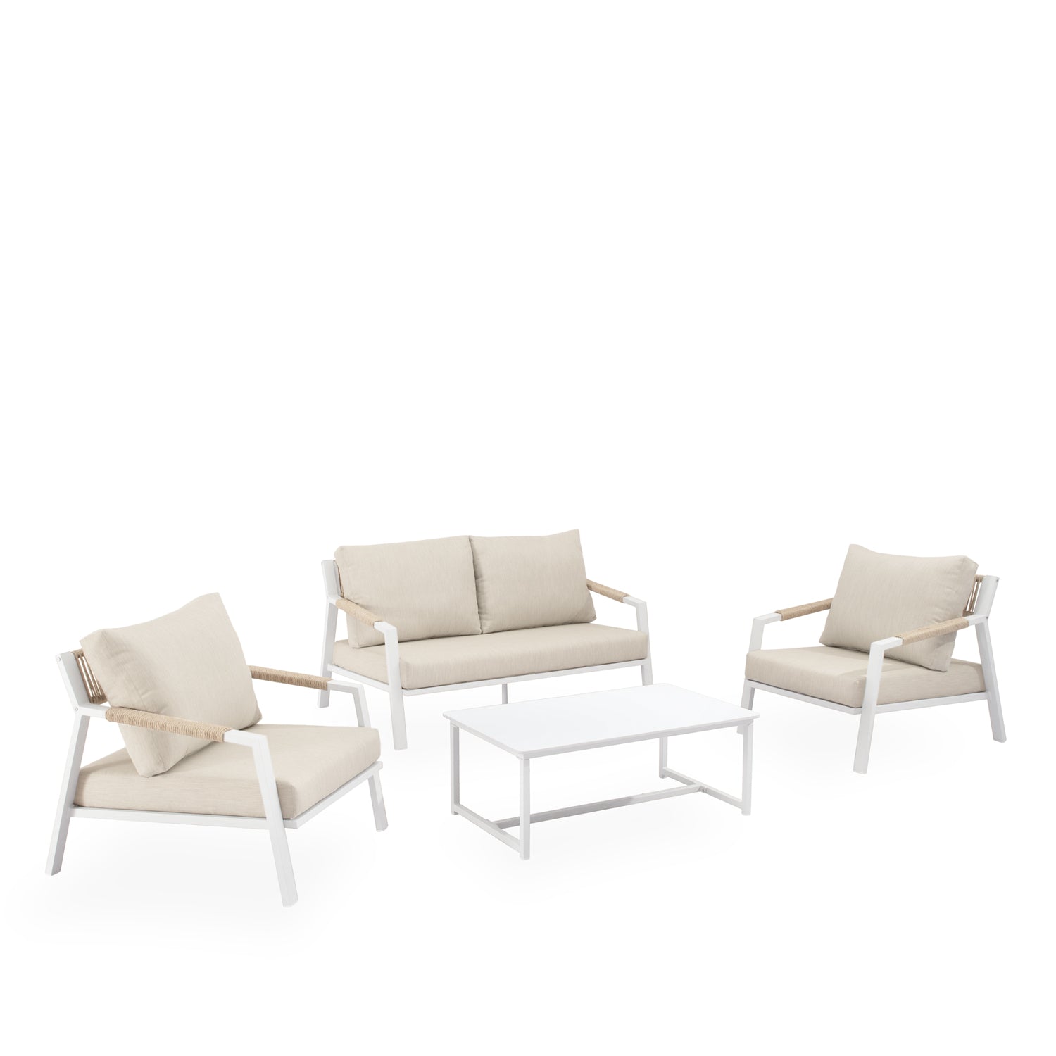 Set Muscat Sofa+Sillones+Mesa Centro