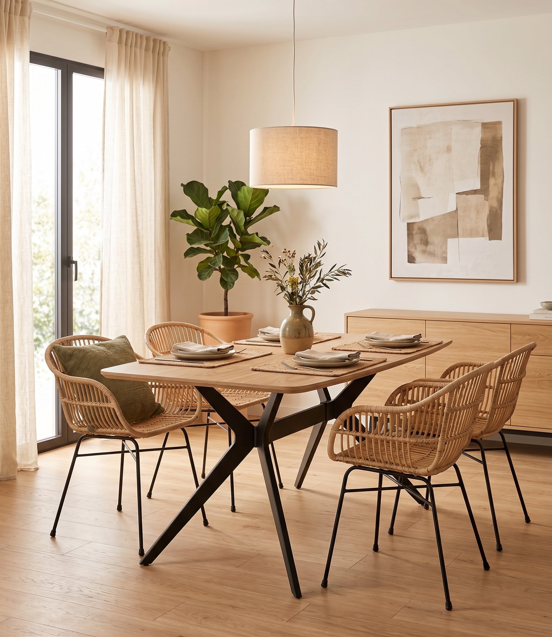 Comprar Mesa Fija Bridge 140x80x75cm online en KitMuebles