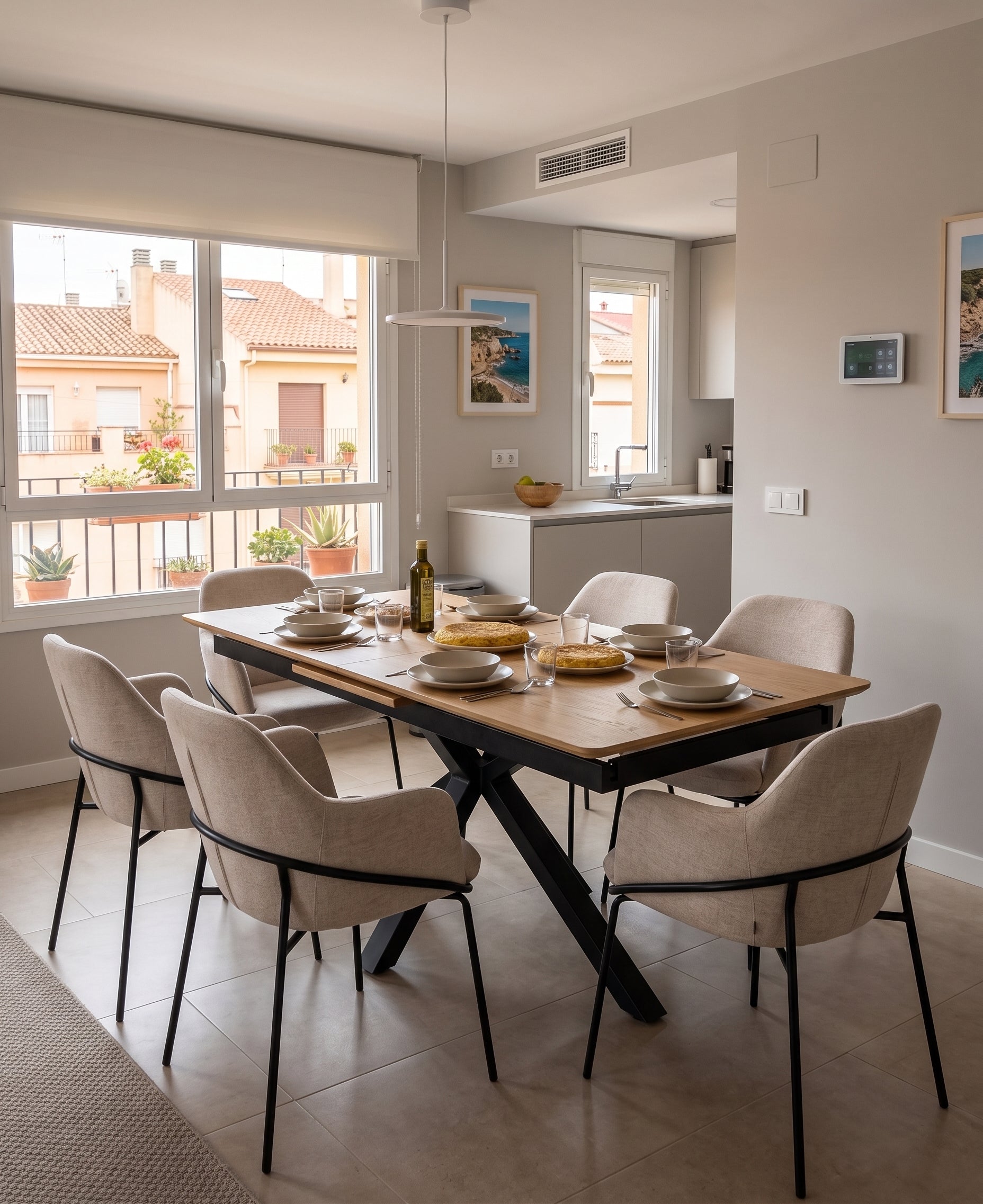 Comprar Mesa Extensible Nexus 160-200x90x75cm online en KitMuebles