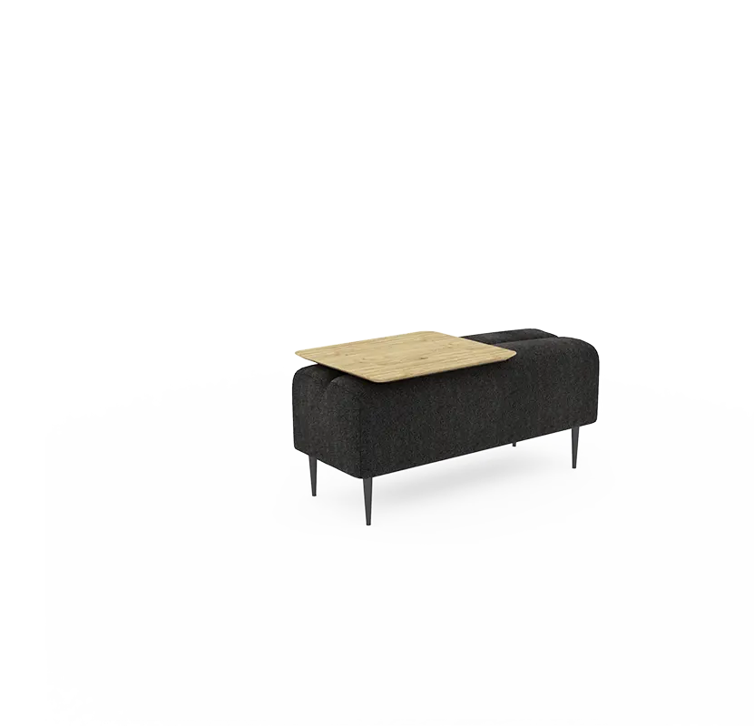 Comprar Puff Monroe 2pl con mesa online en KitMuebles