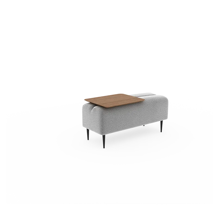 Comprar Puff Monroe 2pl con mesa online en KitMuebles