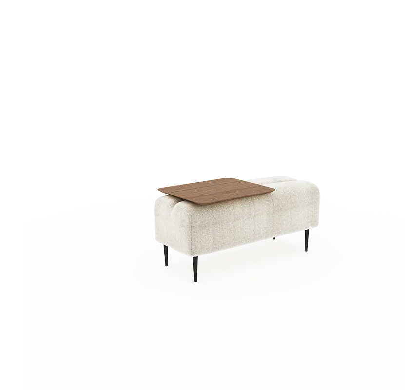 Comprar Puff Monroe 2pl con mesa online en KitMuebles