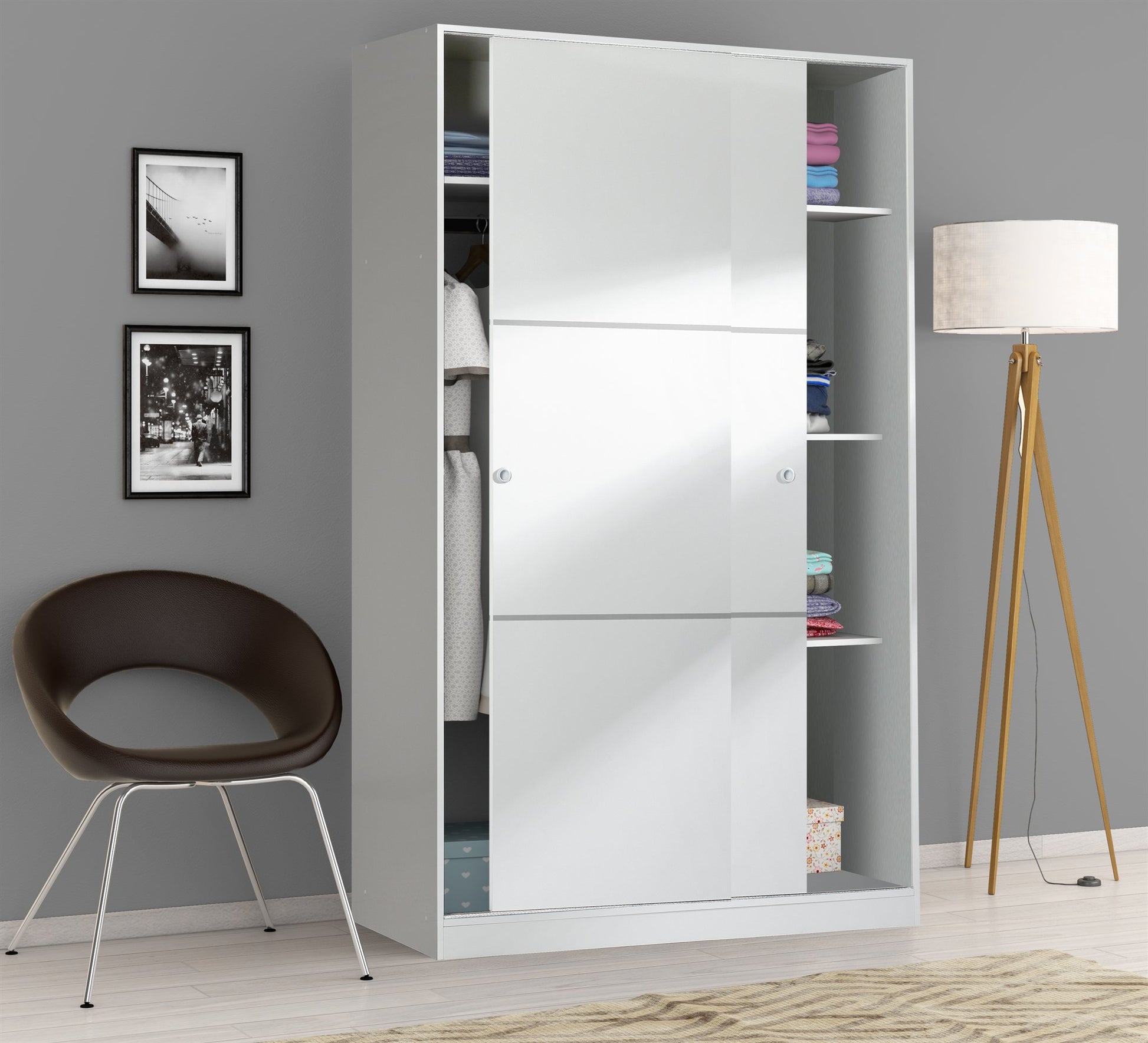 Comprar Armario Nils 120cm online en KitMuebles
