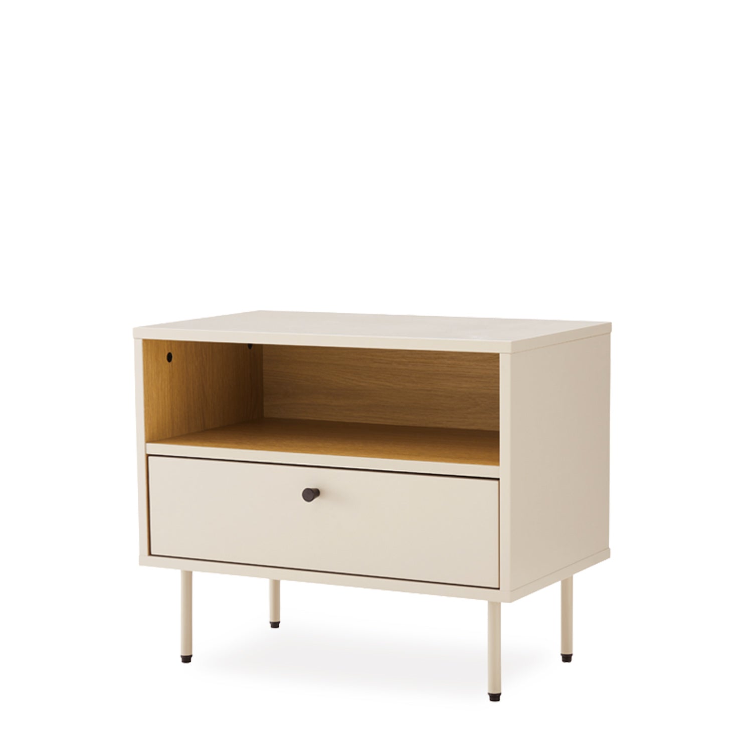 Comprar Mesita 1 cajon hueco Sequoia online en KitMuebles