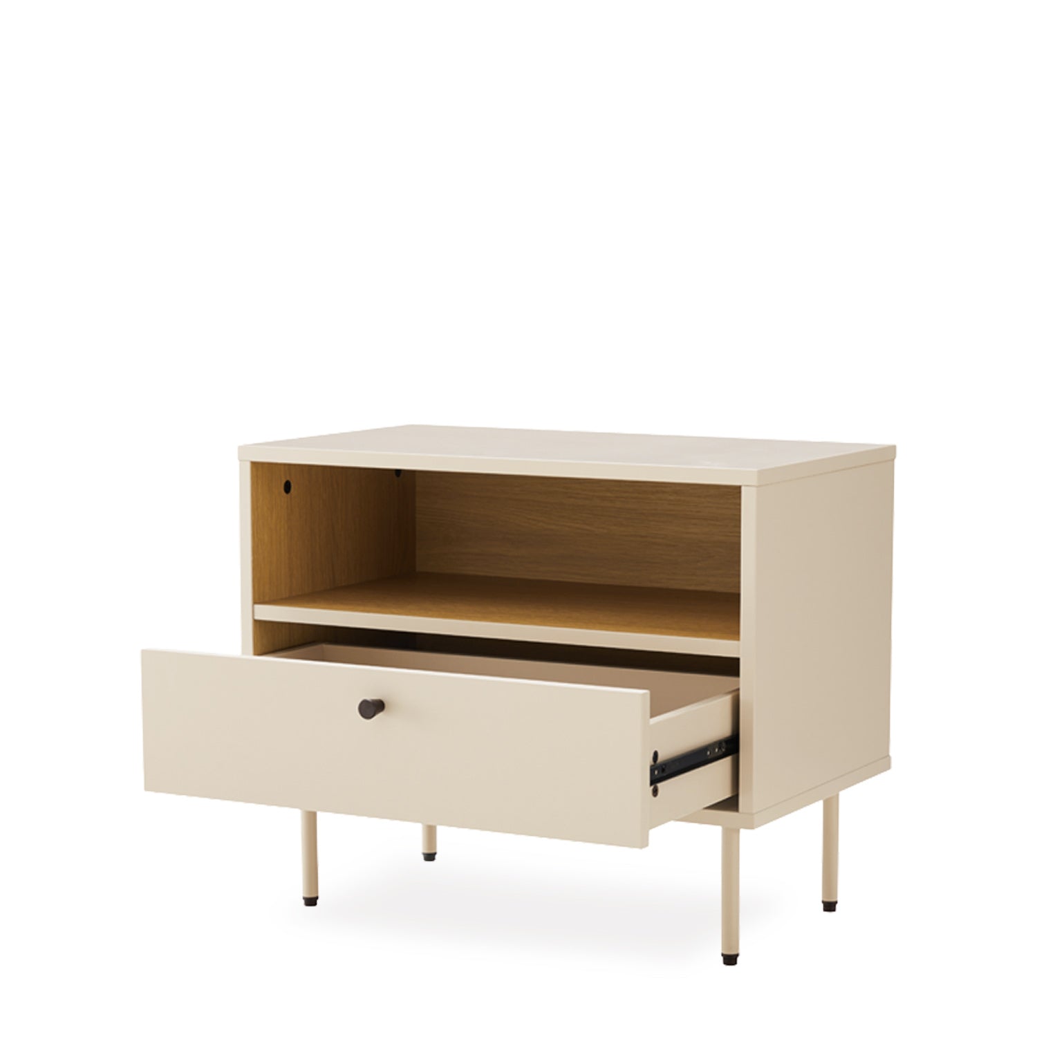 Comprar Mesita 1 cajon hueco Sequoia online en KitMuebles