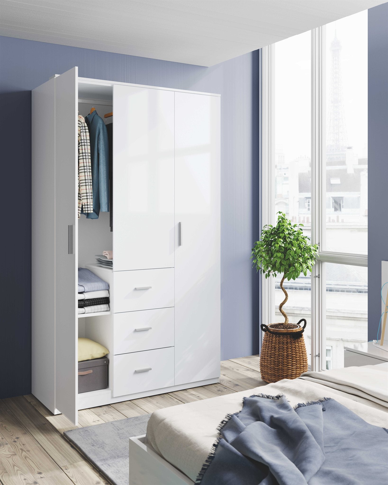 Comprar Armario Bjorn 117cm online en KitMuebles
