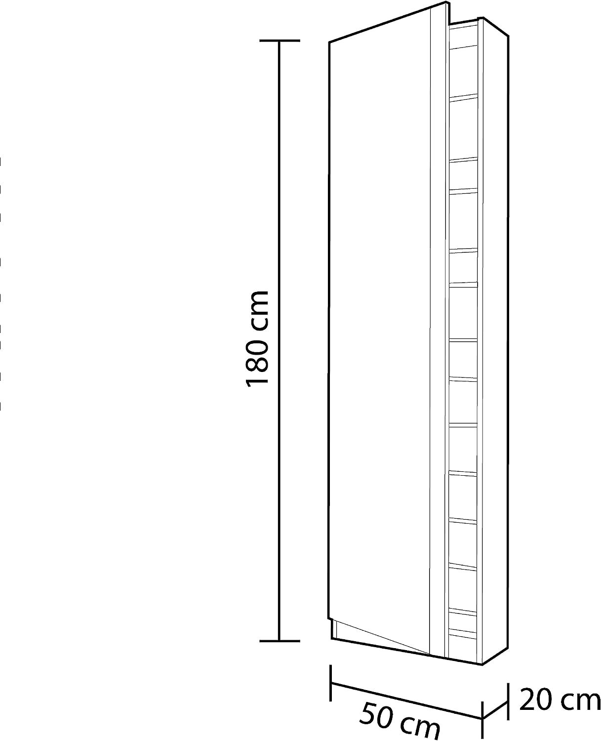 Zapatero con Espejo Lumina