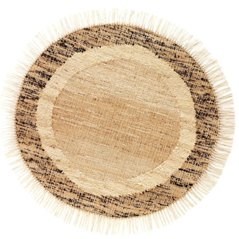Alfombra Circular Jaspeada
