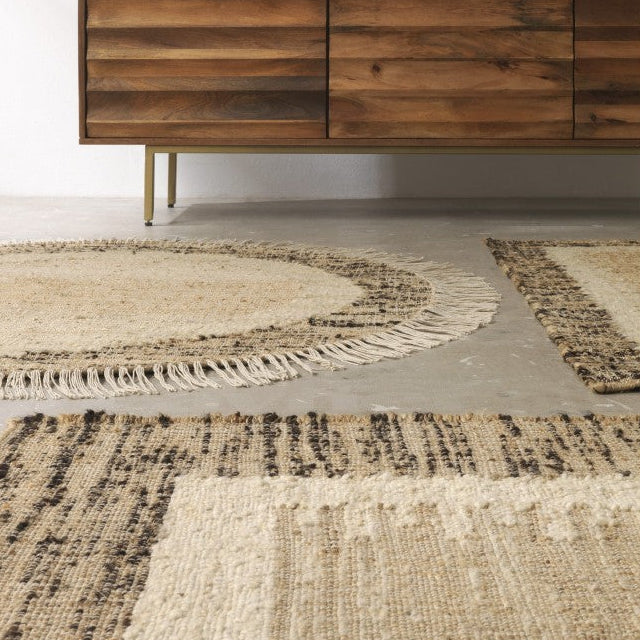 Alfombra Circular Jaspeada