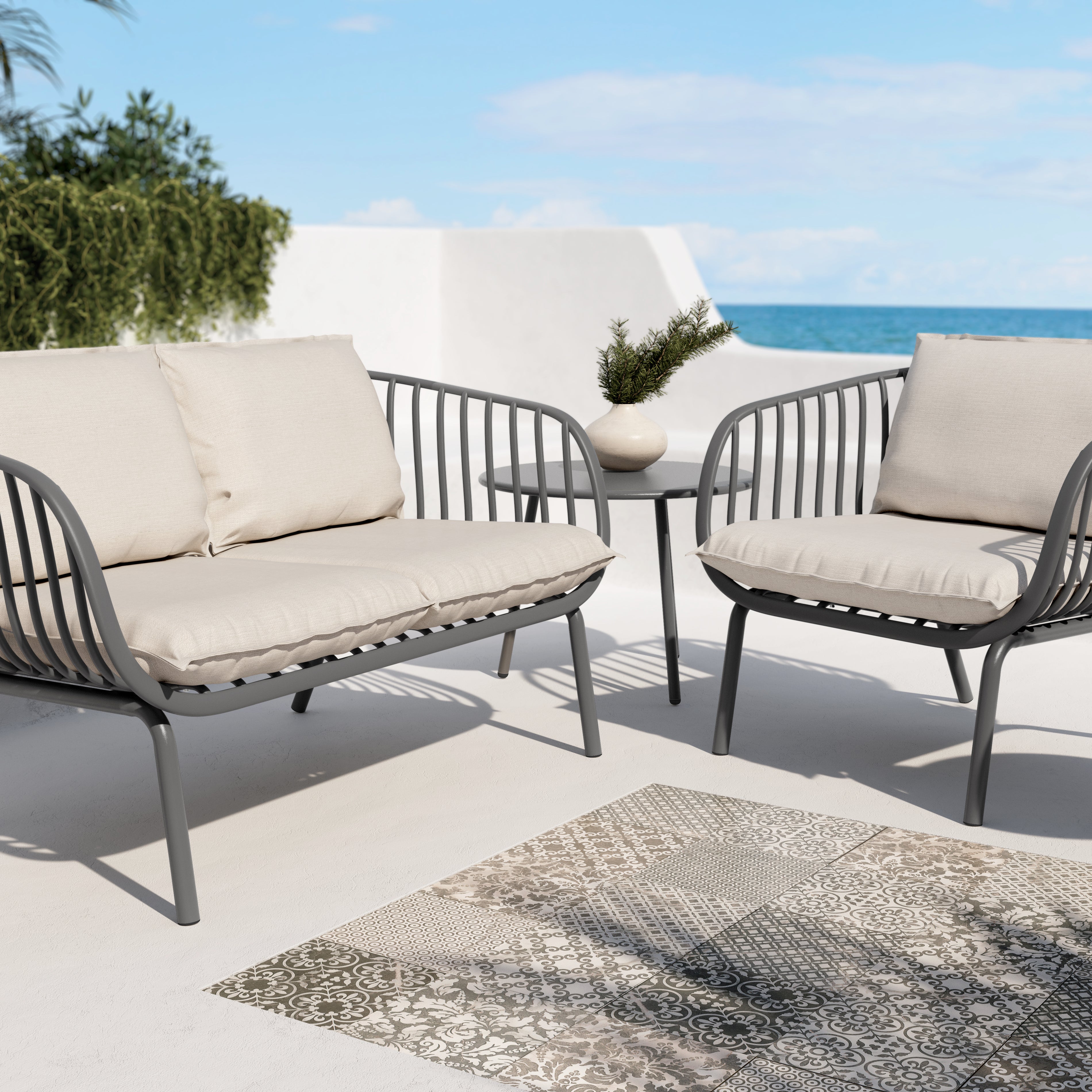 Sillón de Terraza Aruba 2 Plazas