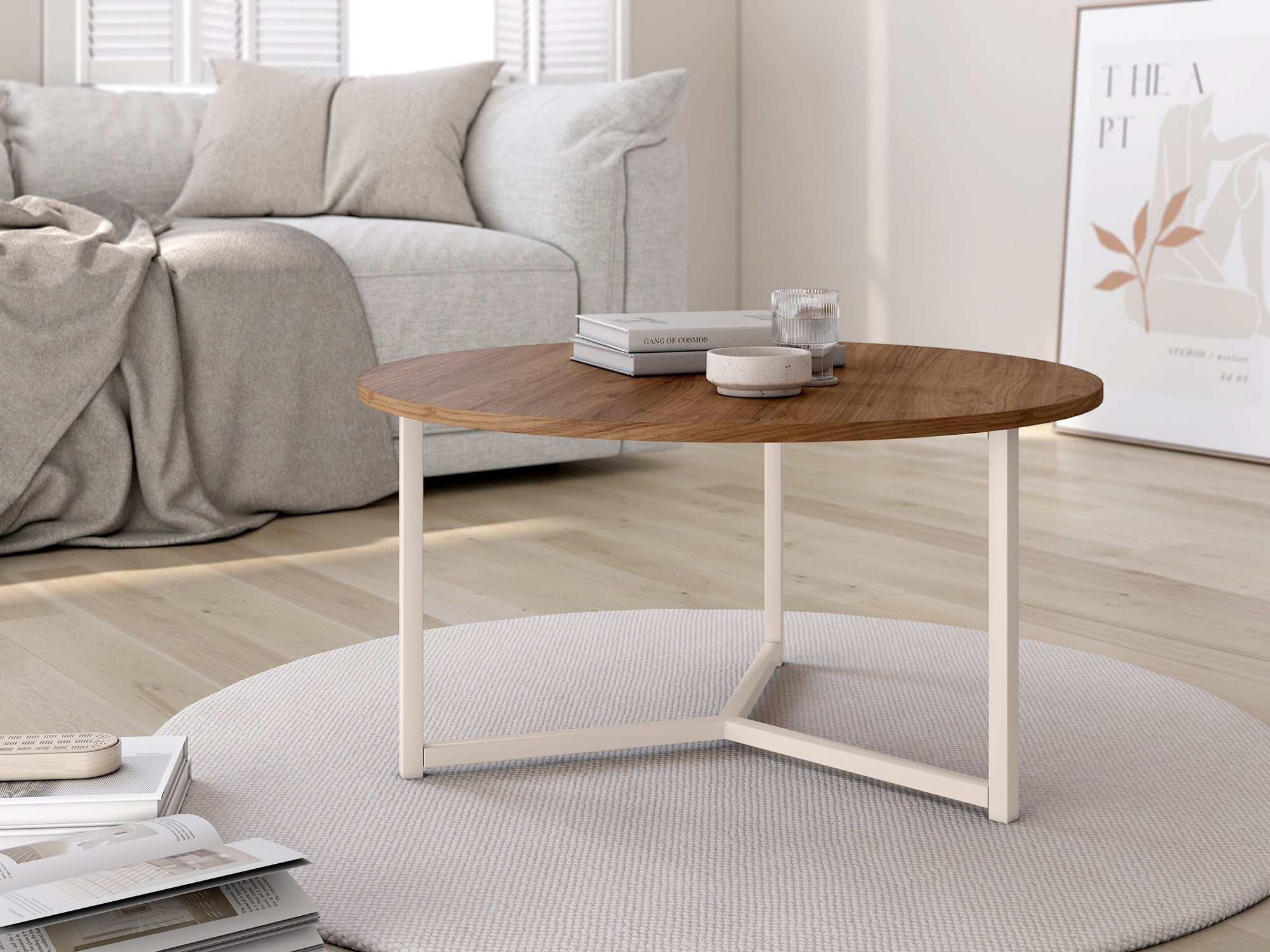 Mesa Centro Redonda Pacífico ø80cm