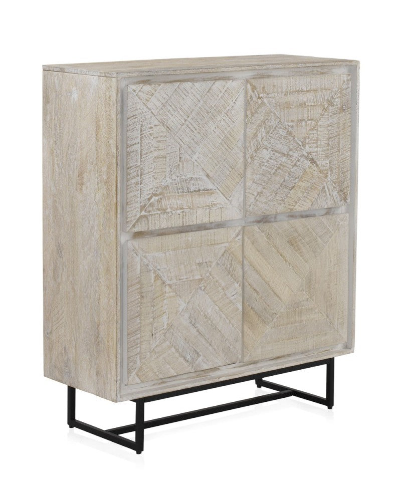 Comprar Aparador Alto 4 Puertas Zari online en KitMuebles