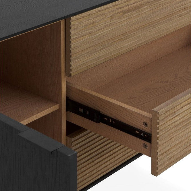 Comprar Aparador 1 Puerta y 3 Cajones Nera online en KitMuebles