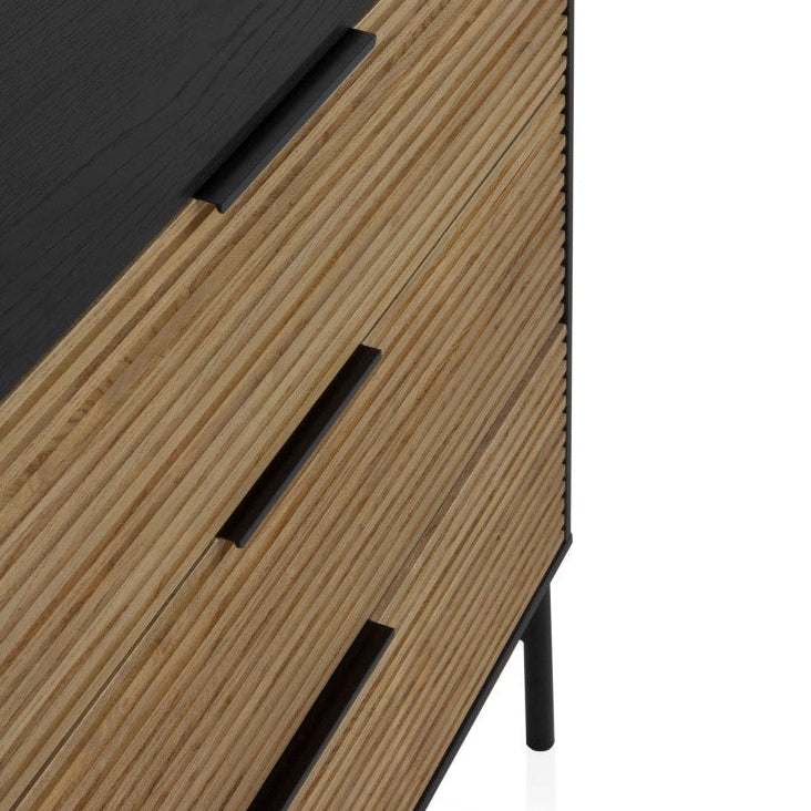 Comprar Aparador 1 Puerta y 3 Cajones Nera online en KitMuebles