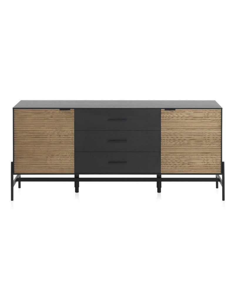 Comprar Aparador 2 Puertas y 3 Cajones Nera online en KitMuebles