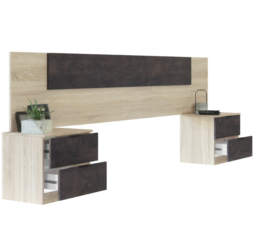 Cabezal y 2 Mesitas Alaya