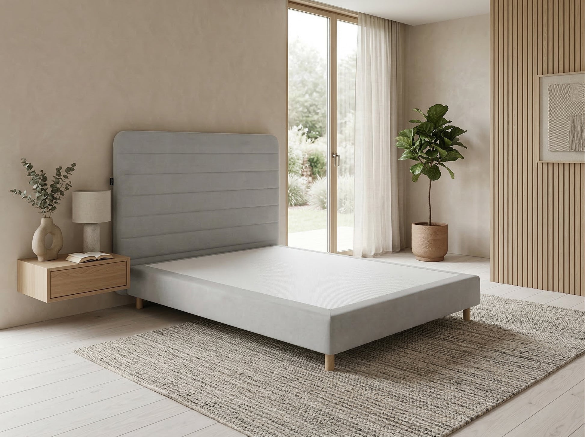 Comprar Base Tapizada Box Multispring online en KitMuebles
