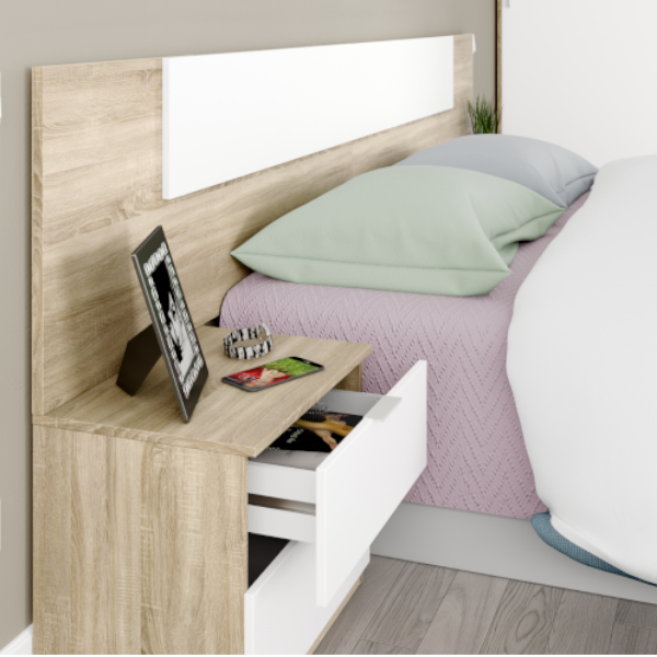 Cabezal y 2 Mesitas Alaya