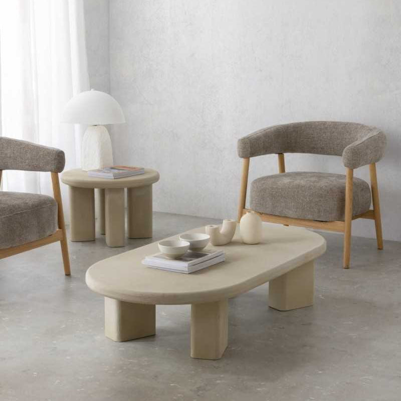 Comprar Mesa de Centro Ovalada Treto online en KitMuebles