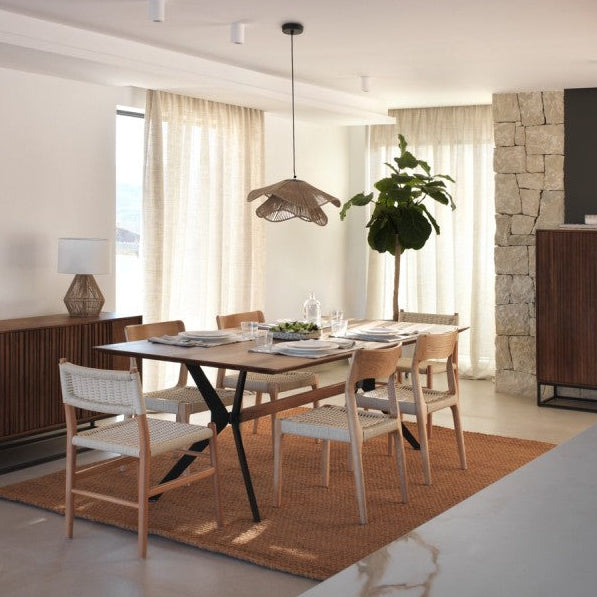 Mesa Fija Ebano 200x100cm